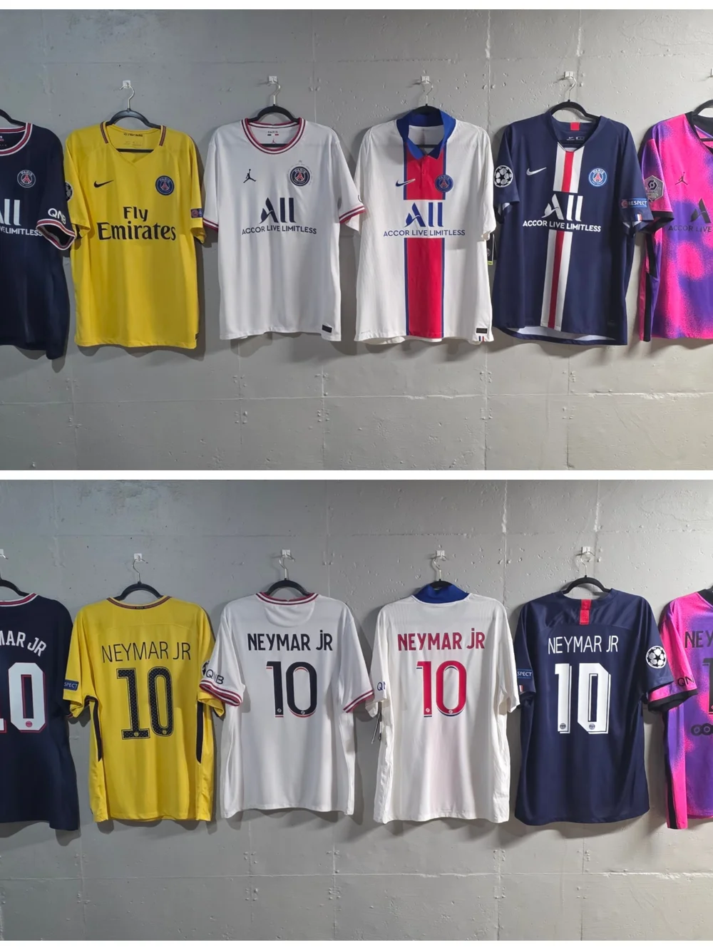 Jordan X PSG Neymar Jr #10 2020/2021 Fourth Hyperpink Jersey Rare XXL Ligue 1